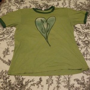 Green Ringer Tee